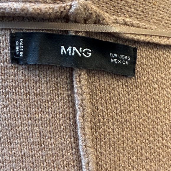 MANGO Camel - Oversized Knitted Cost with Pockets Size S - - Picture 5 of 9